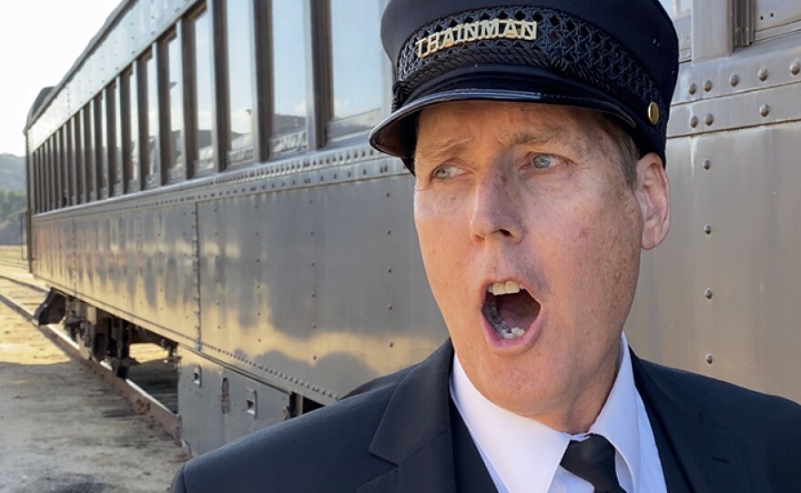 Train conductor. On this episode, we join host Ken Kramer aboard a vintage train through the desert backcountry of San Diego County.