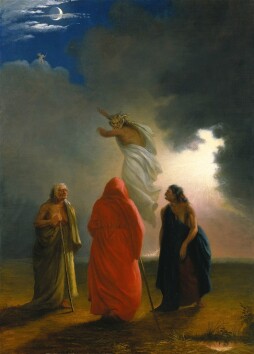 "Three Witches" scene from Macbeth by William Rimmer
