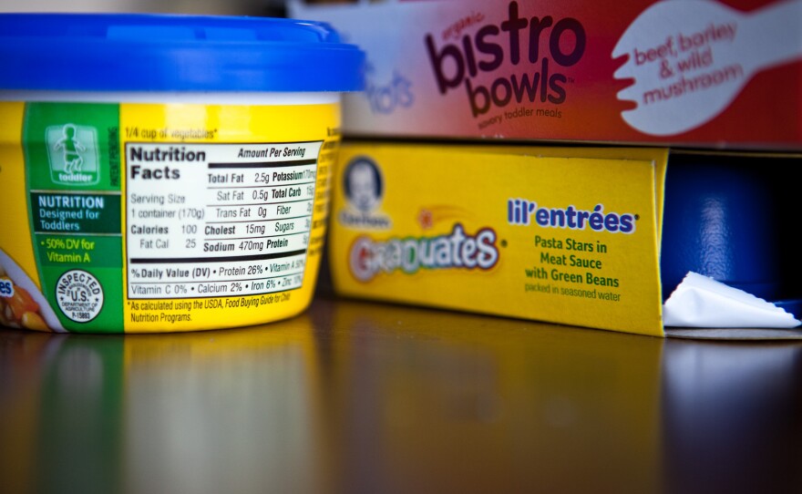 Prepacked foods marketed for toddlers can have extremely high levels of sodium compared to the 1,500-milligram daily limit recommended by the American Heart Association