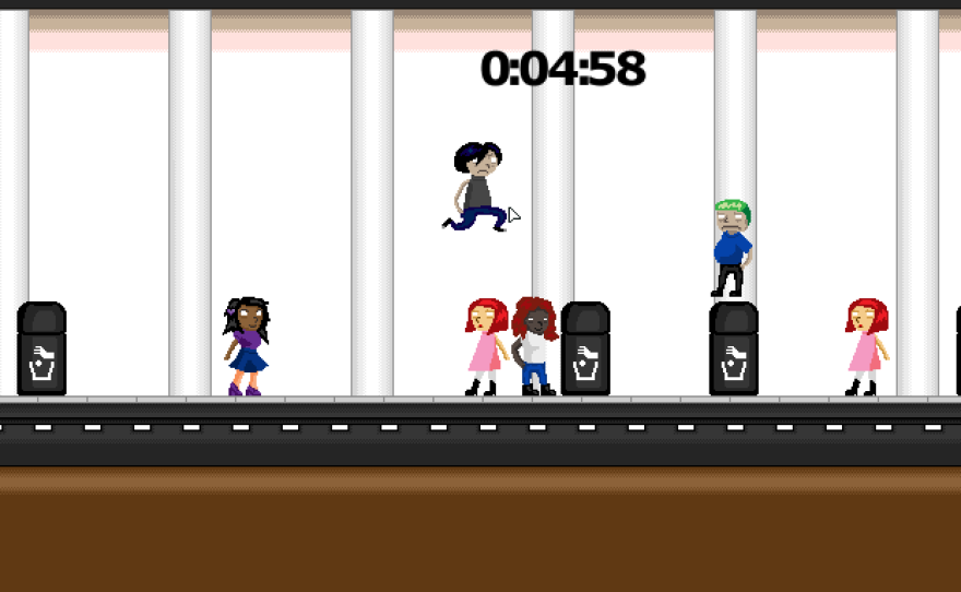 A screenshot from <em>Train Jumper.</em>