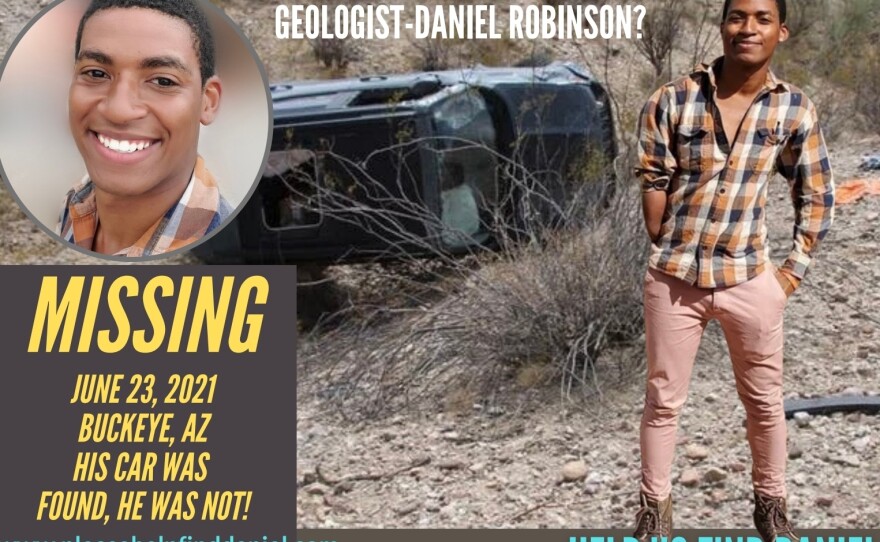 Daniel Robinson, 24, was last seen leaving a job site in Buckeye, Ariz. on June 23, 2021. Nearly a year and a half later, his father, David, is still continuing to search for him.