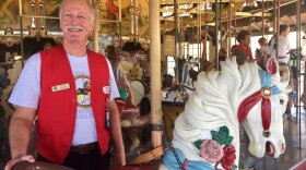 Bill Brown is pictured at the Balboa Park Carousel, Aug. 11, 2017.