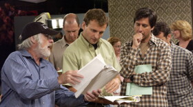 Ray Romano (right) and producer Phil Rosenthal (center) from the hit TV series "Everybody Loves Raymond," which is featured in AMERICA IN PRIMETIME.