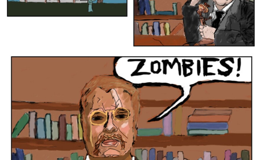 Dupree created webcomics — occasionally featuring Theodore Roosevelt and zombies — that reflected his quirky humor.