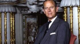 Portrait of HRH Prince Philip, The Duke of Edinburgh, taken in the chinese room in Buckingham Palace, 1992.