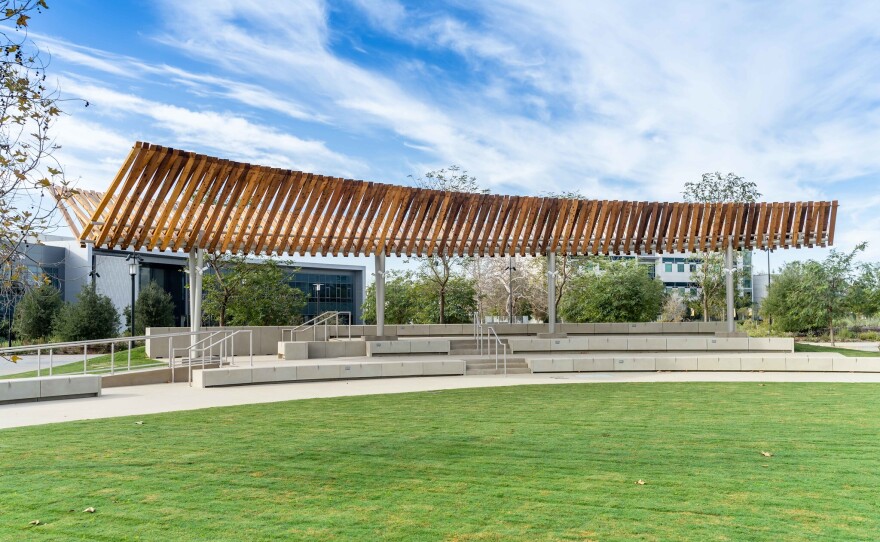 The new quad at San Diego Mesa College is shown in this undated photo. San Diego, Calif.