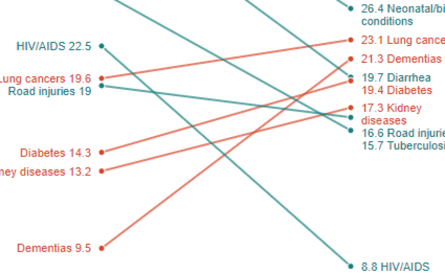 Global Causes Of Death: Significant Shifts From 2000 To 2019