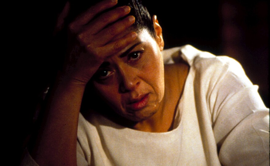 Anna Deavere Smith as Young-Soon Han in “Twilight: Los Angeles.” After the Rodney King verdict, rioters burned her liquor store.