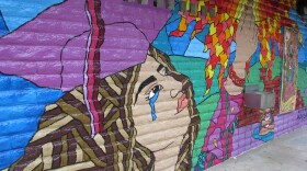 A mural unveiled this week at Libby Lake Park in Oceanside. It depicts a girl who lives out her dream of graduating from college. July 2, 2015