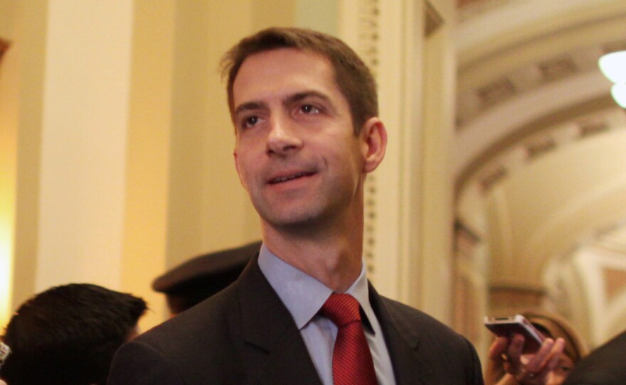 Freshman Republican Sen. Tom Cotton of Arkansas wrote the letter — co-signed by 46 of his GOP colleagues — to the leaders of Iran.