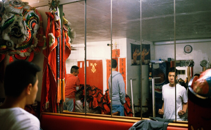 Hung Ching Lion Dance Practice, 2011. Chinatown, New York.