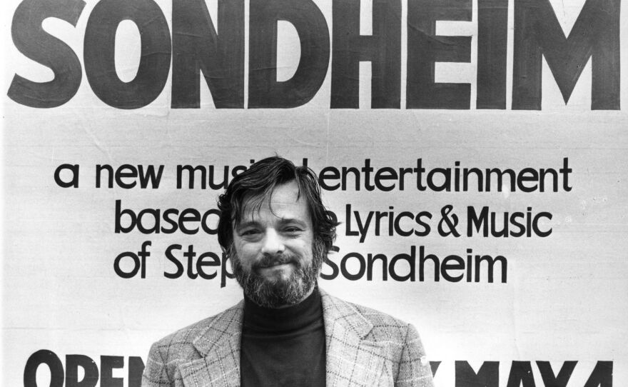 Stephen Sondheim, composer and lyricist, in April 1976.