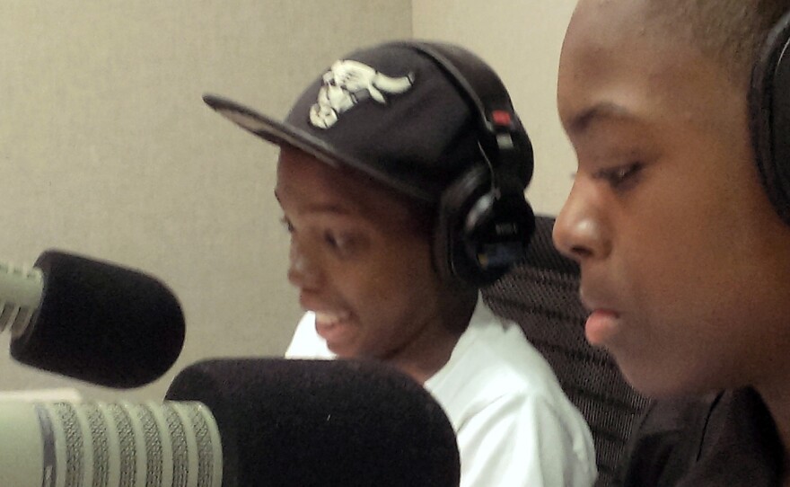 Students Rondayle Sanders and Damiontaye Rodgers spoke to NPR's Scott Simon from Chicago this week.