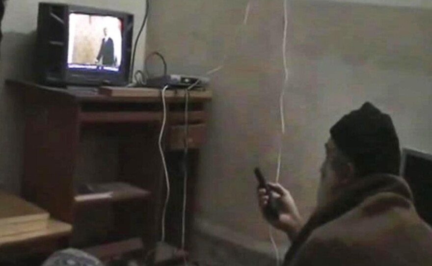 Documents released Thursday show Osama bin Laden wanted al-Qaida and other extremist groups to focus on the U.S., and he was upset that they were killing so many Muslims. This undated image was seized from the walled compound in Abbottabad, Pakistan, where bin Laden was killed a year ago.