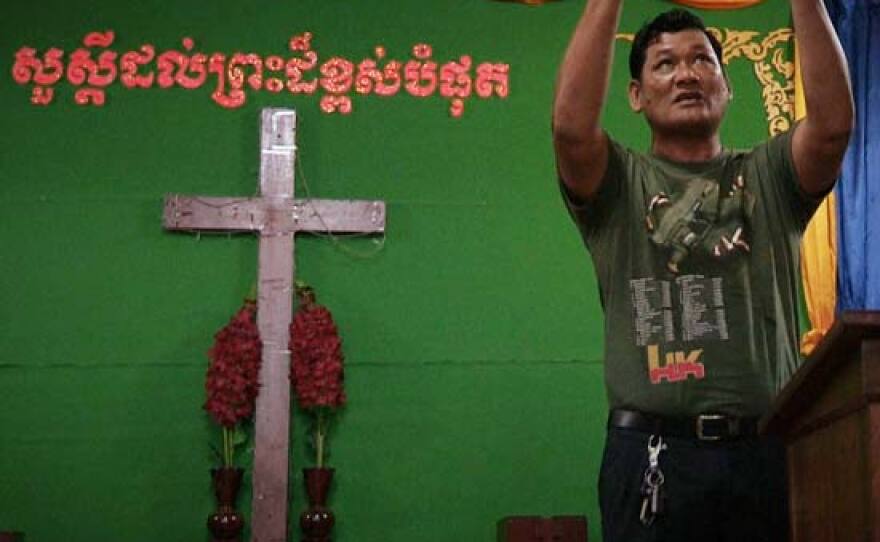 Pou Houy, 52, is a successful trafficker who runs a recruitment agency in Phnom Penh and claims to have sold more than 500 girls.