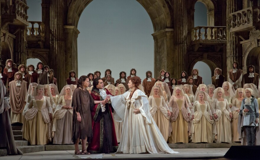 A scene from Mozart's "La Clemenza di Tito."