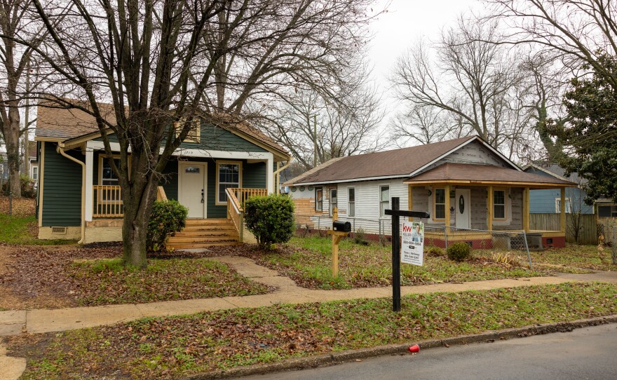 A house for sale in the Parkridge neighborhood of Knoxville.