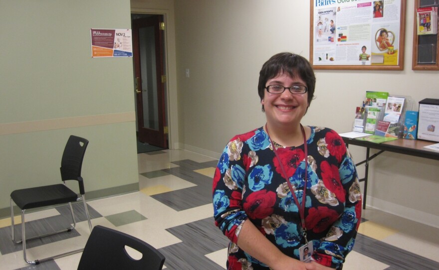 Alexandra Dixon is one of 350 "navigators" hired to help people sign up for health insurance in Maryland.