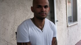 Christian Ellis is a veteran of the war in Iraq, where he served as a gunner on a Humvee. He is now on disability for PTSD. Part of his healing work is taking singing lessons. 