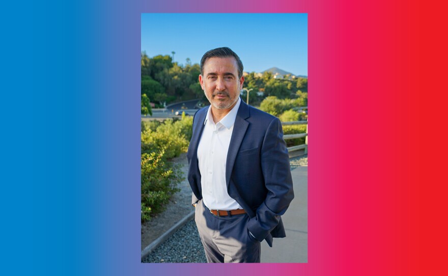 Michael Inzunza, a 2024 candidate for the District 3 seat on Chula Vista's City Council, stands for a portrait in this undated photo.