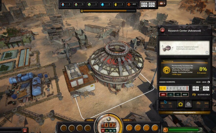 Build structures to survive the post-apocalyptic deserts of Homeseek.