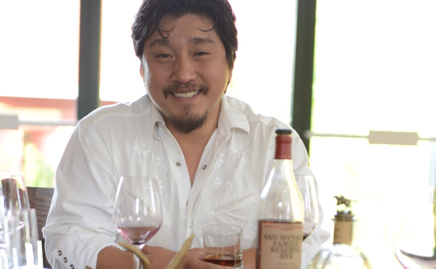 On his website, chef Edward Lee <a href="http://chefedwardlee.com/bio/">is described</a> as "one part Southern soul, one part Asian spice, and one part New York attitude."