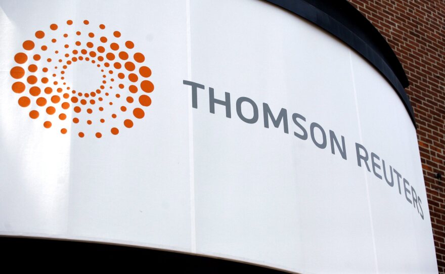 In addition to owning the Reuters news wire and the Westlaw legal database, Thomson Reuters is also a major data broker.