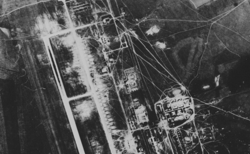 This CORONA spy photo from Aug. 20, 1966, shows Dolon airfield in Semipalatinsk, Kazakhstan — a major Soviet bomber base.