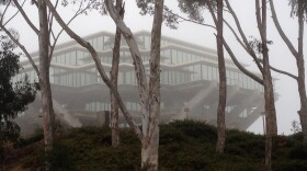 The UCSD campus on a foggy morning, May 21, 2012