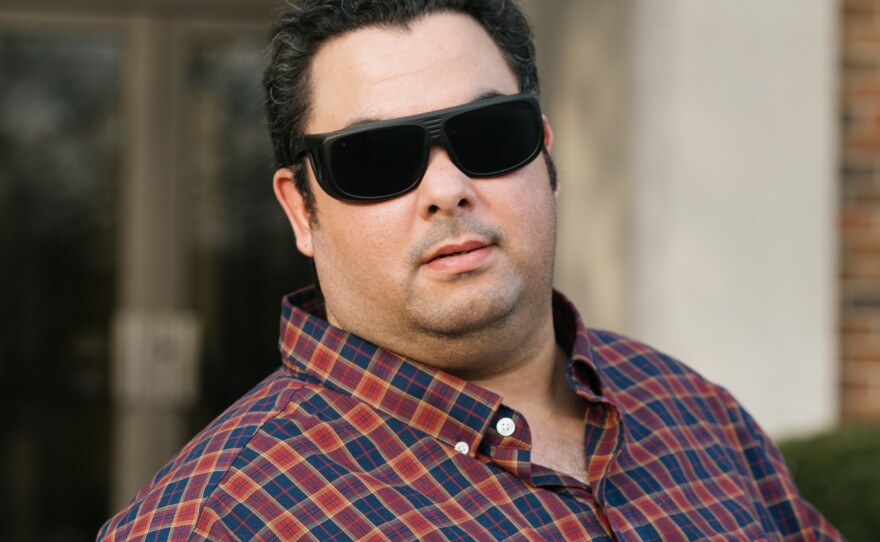 Harold Rogers says his education had been accessible as a blind person, until he got to graduate school.