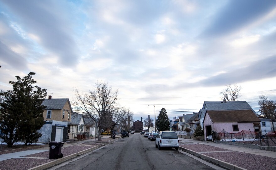 A neighborhood near Pueblo's historic steelworks.