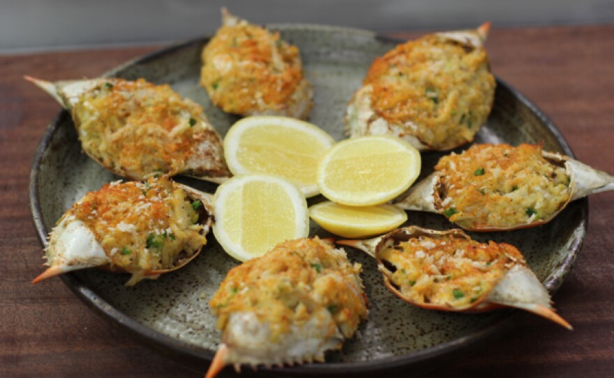 Stuffed crab.