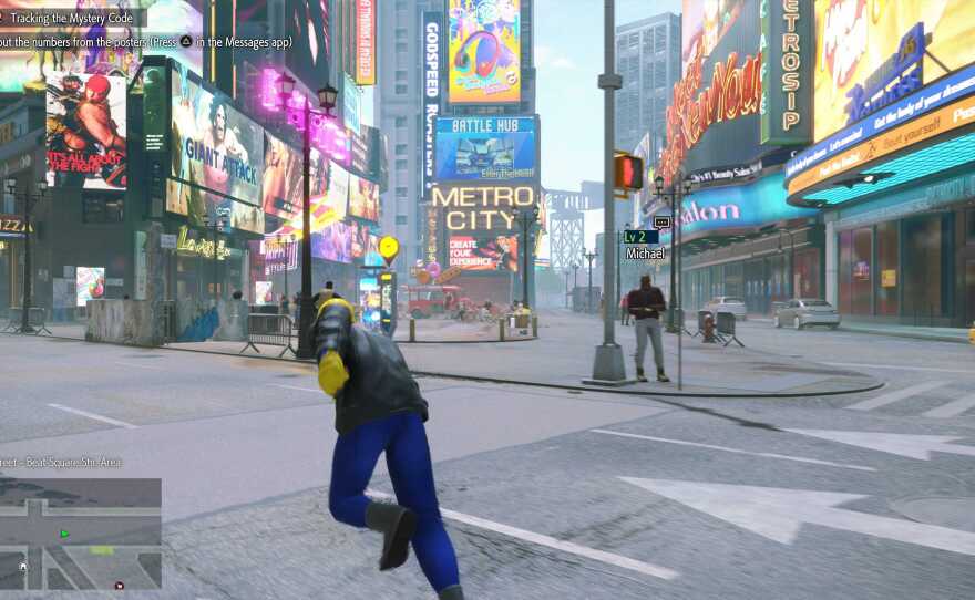The World Tour Mode has your custom character travelling throughout vibrant locales.