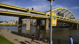 The North Shore of the Allegheny River outside Acrisure Stadium on Tuesday, in Pittsburgh.