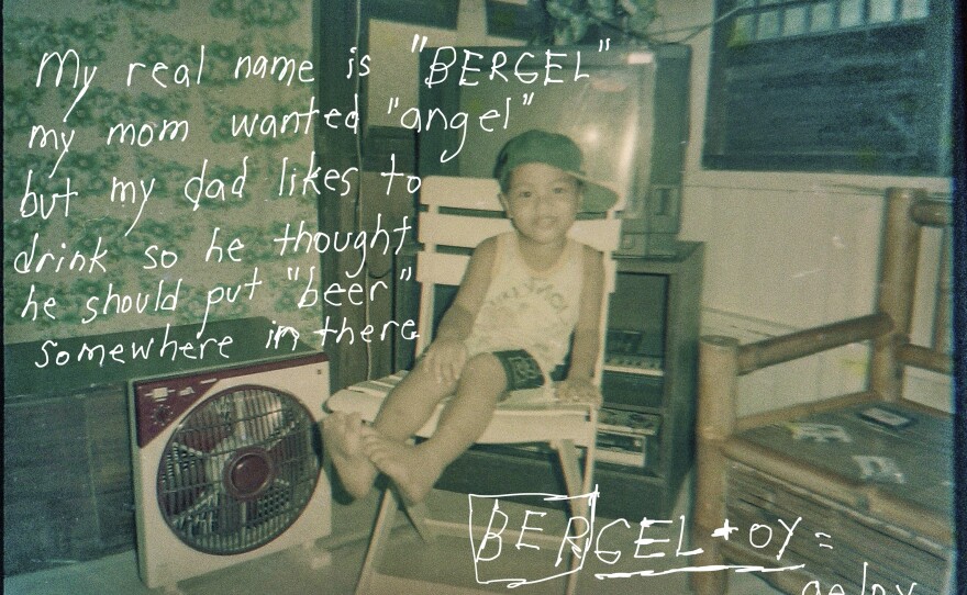 A 5-year-old Geloy Concepcion at his home in Manila, Philippines, 1997.