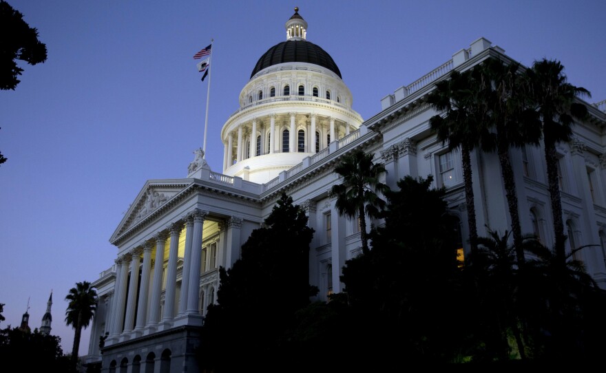 A 2016 file photo of the California state Capitol in Sacramento.