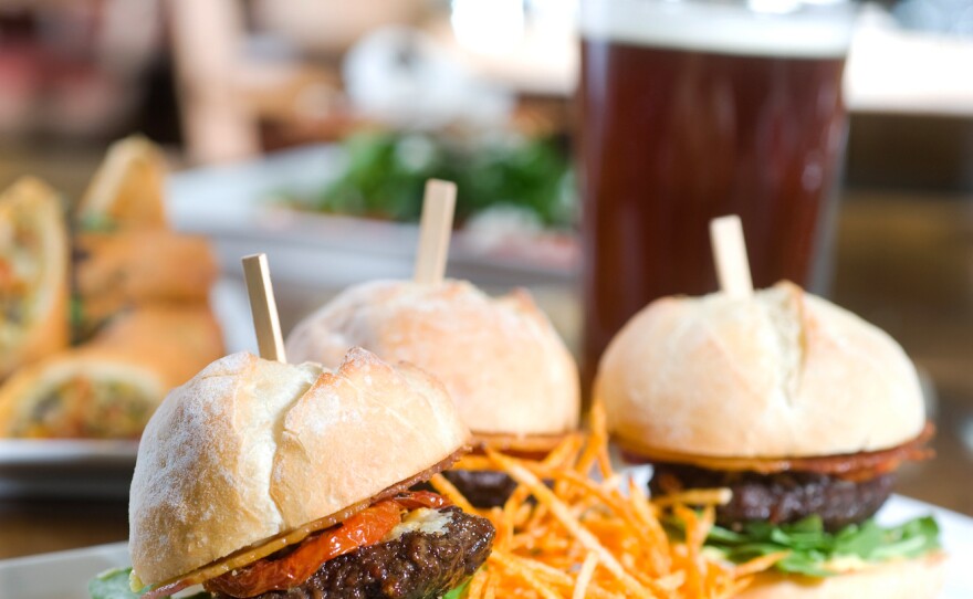 Buffalo sliders are on the menu at Spur Restaurant & Bar in Teton Village, Wyo.