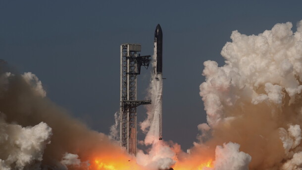 SpaceX's mega-rocket Starship makes a test flight from Starbase, Texas, on May 22.