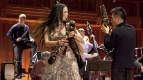 Members of The Silk Road Ensemble performing at Tanglewood.