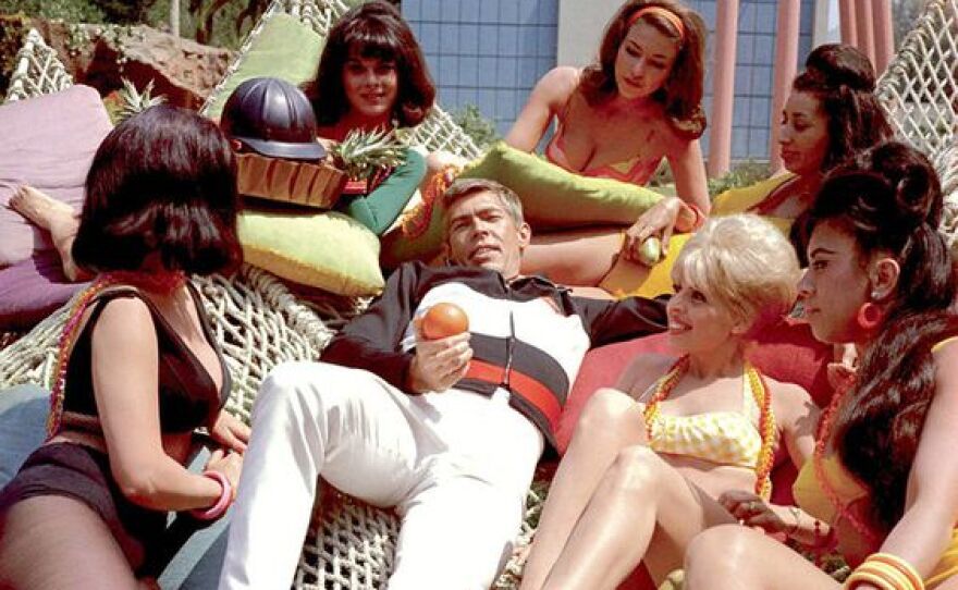 James Coburn starred as the title character in "Our Man Flint," a send up of the James Bond franchise.