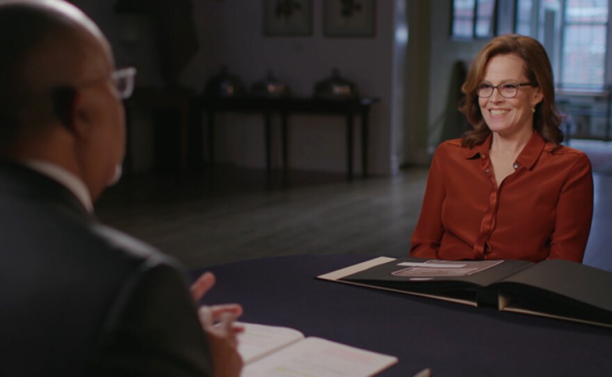 Henry Louis Gates, Jr. and Sigourney Weaver