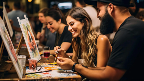 Memorial Day Weekend: Paint & Sip by the Bay