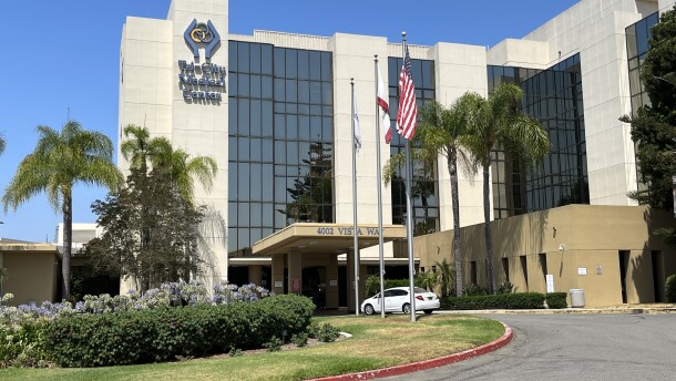 The entrance to Tri-City Medical Center in Oceanside as taken on July 28, 2023.