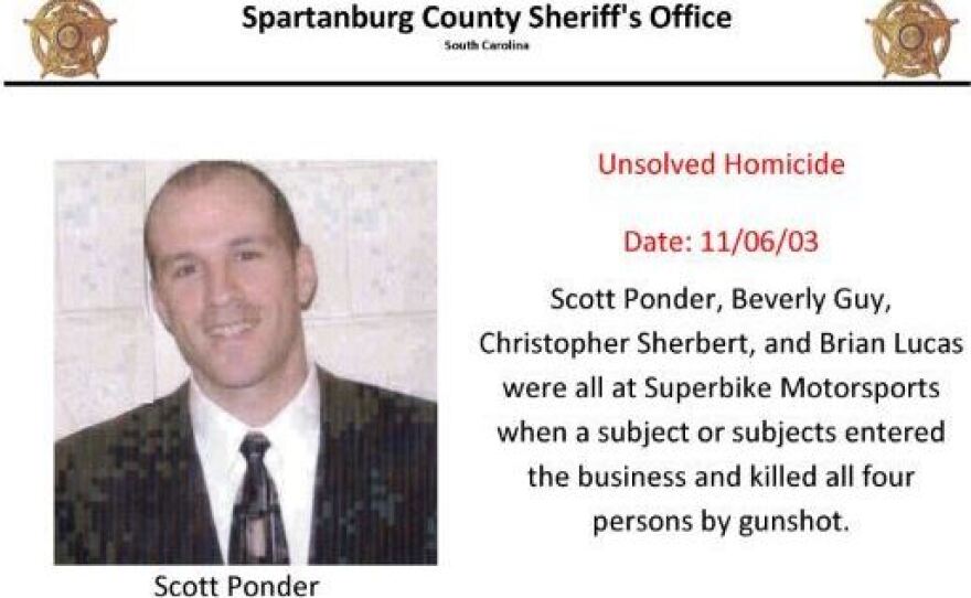 Since 2003, the killings of four people at a motorcycle shop in Chesnee, S.C., had remained unsolved.