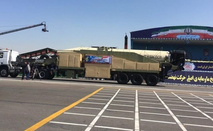 Iran's military says its Khorramshahr missile has a range of 2,000 kilometers (1,243 miles) and can carry multiple warheads.