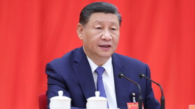 FILE - In this photo released on July 18, 2024, by Xinhua News Agency Chinese President Xi Jinping speaks at the third plenary session of the 20th Communist Party of China (CPC) Central Committee held from July 15 to 18 in Beijing.