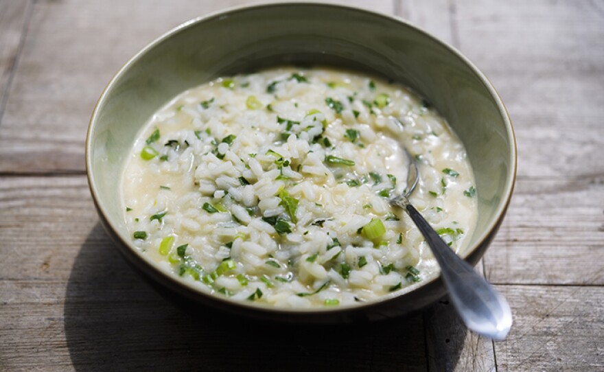 Risotto with Fresh Herbs is featured on MILK STREET TELEVISION "Italian The Right Way."