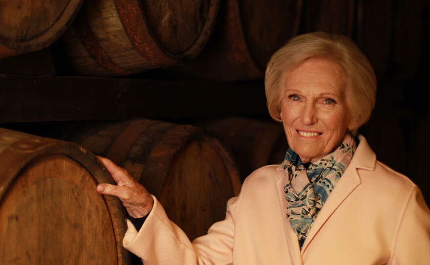 Mary Berry visits the Jameson Distillery in Midleton, Ireland.