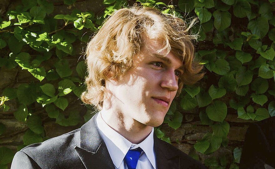 Riley Howell, here in an undated photo, was killed after he tackled a gunman shooting people in a classroom at the University of North Carolina's Charlotte campus. Police say Howell's actions likely saved the lives of other students.