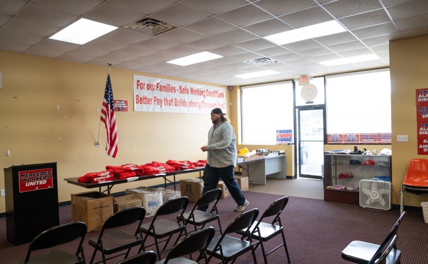 The Mercedes-Benz organizing campaign has been run out of a union hall in Coaling, Ala., a short drive from the plant where workers build luxury SUVs.